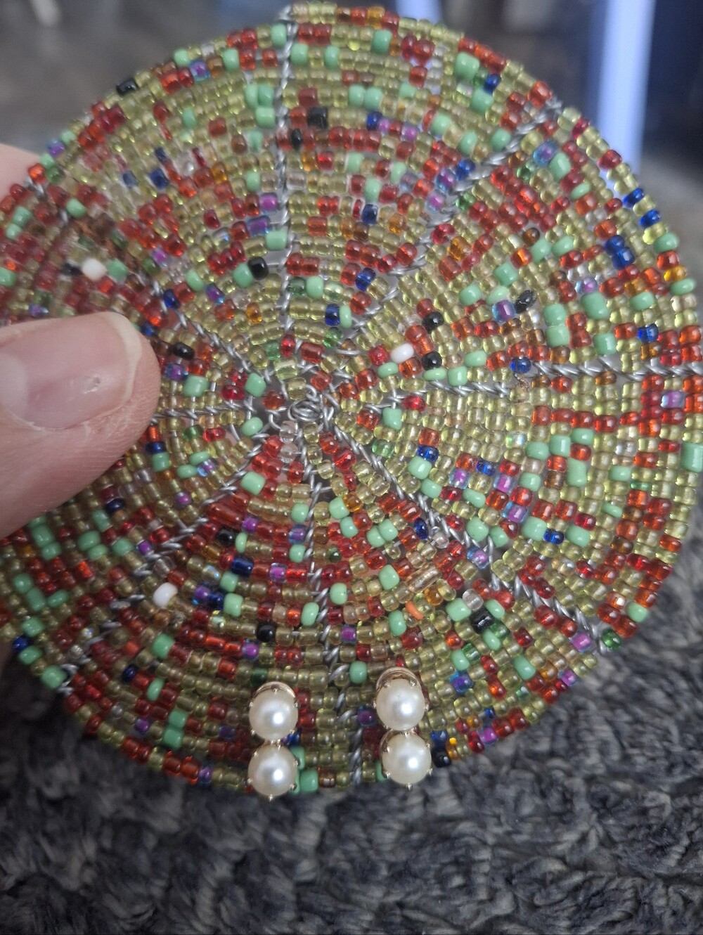 Screw Back Pearl Earrings